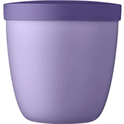 Afbeelding van Mepal Snackpot Ellipse Praktische container voor het bewaren en vervoeren van levensmiddelen Vriezerbestendig Vaatwasmachinebestendig 500 ml Vivid Lilac