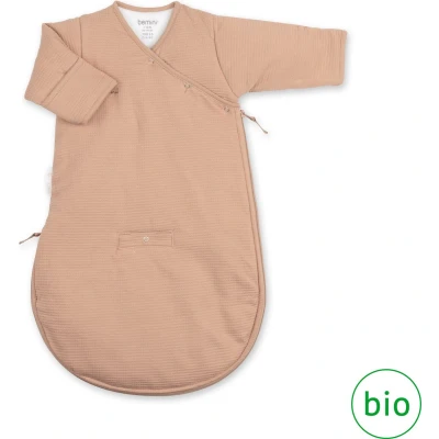 Afbeelding van BEMINI slaapzak MAGIC BAG 1 4m 60cm Natuurlijk beige Pady waffle + jersey bio tog 2,5