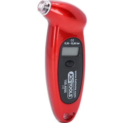 Afbeelding van KS Tools 100.4055 Digitale bandenspanningsmeter, 0,20 10,0 bar