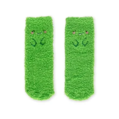 Afbeelding van Legami It&#039;s A Match Dino antislipsokken, Claze antislip kindersokken, pluizige sokken, maat 26 34, groen, Groen