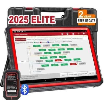 Afbeelding van 2023 LAUNCH X431 PRO3S+ bidirectionele auto diagnosekoffer, diagnose van alle systemen, online ECU codering, OEM topologische cartografie, V.A.G gids, 37+ resetservice, Key IMMO