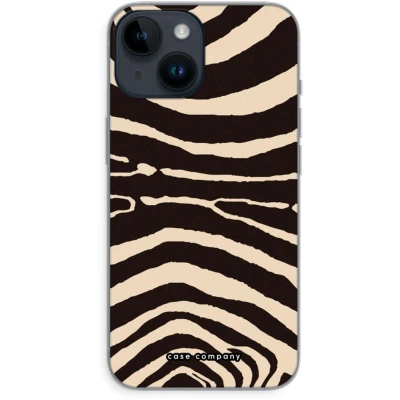 Afbeelding van Case Company® hoesje geschikt voor iPhone 14 Arizona Zebra Soft Cover Telefoonhoesje Bescherming aan alle Kanten en Schermrand