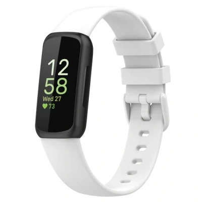 Afbeelding van Fitbit Inspire 3 Sportbandje met gesp Maat: Large Wit