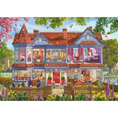Afbeelding van Huis in de lente (1000 stukjes)
