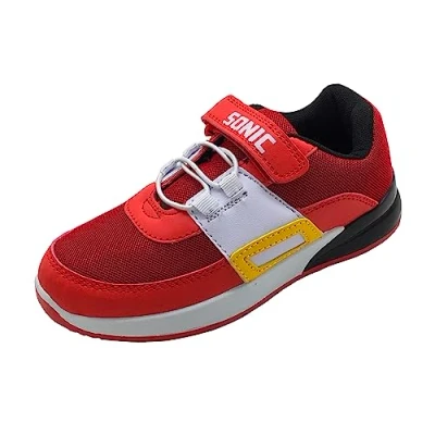 Afbeelding van Sonic The Hedgehog, Sneakers voor jongens of meisjes met knipperende lichten, rood, maat 8 3, Rood