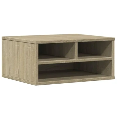Afbeelding van Printerkastje 49x40x22,5 cm bewerkt hout sonoma eikenkleurig