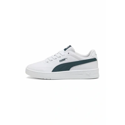 Afbeelding van Puma Sneakers laag voor kinderen, Maat: 37, White green terrain Kunststof/ textiel