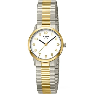 Afbeelding van Boccia Titanium 3318.03 Dames Horloge 26 mm