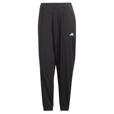 Afbeelding van adidas Performance AEROREADY Train Essentials Minimal Branding Woven Broek Dames Zwart 4XLT