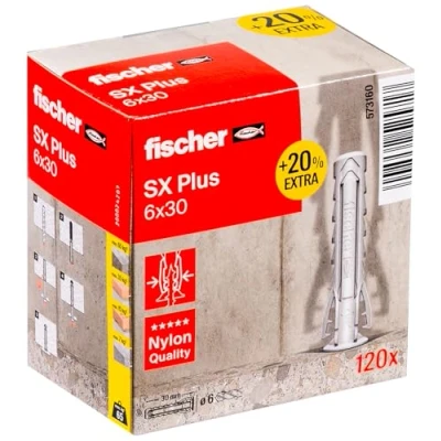 Afbeelding van Fischer SX Plus Plug 30 mm 6 573160 120 stuk(s)