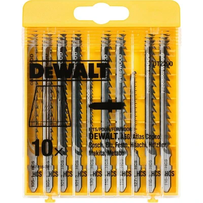 Afbeelding van DeWalt DT2290 10 delig Decoupeerzaagblad set Hout