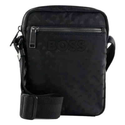 Afbeelding van BOSS Schoudertas Catch 3.0 JM NS Zip Bag Black Zwart