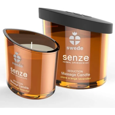 Afbeelding van Swede Senze Seduction Massage Candle Clove Orange Lavender 50 ml