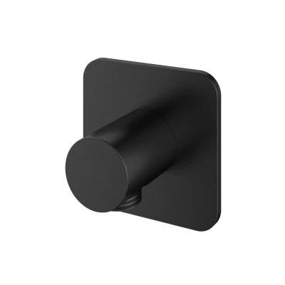 Afbeelding van HotBath Gal Wanduitlaat Geborsteld Gunmetal PVD GL517BGP