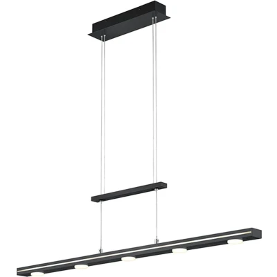 Afbeelding van TRIO Hanglamp Lacal Zwart 100 cm .