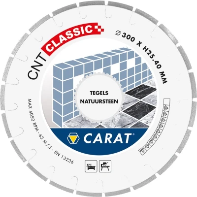 Afbeelding van Carat diamantzaag voor natzagen 350x25,40x10mm tegels/natuursteen CNTC350400
