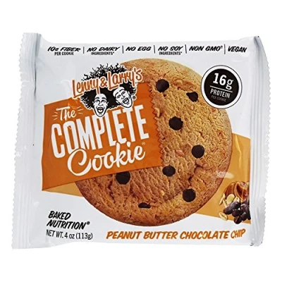 Afbeelding van Lenny &amp; Larry&#039;s Complete Cookie Pindakaas Chocolade Chip 100 g.