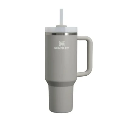 Image de Stanley Quencher H2.0 FlowState Mug Isotherme avec Paille 1.2L Froid Pendant 11 Heures Glacé 48 Thermos Lavable au Lave Vaisselle Gourde Inox Sans BPA Ash