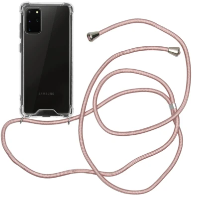 Afbeelding van iMoshion Hoesje Geschikt voor Samsung Galaxy S20 Plus met koord Backcover Transparant
