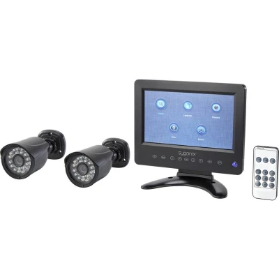 Afbeelding van Sygonix SY 4600588 AHD Bewakingscameraset 2 kanaals Met cameras 1280 x 720 Pixel