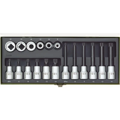 Afbeelding van Proxxon Industrial 23 296 Dopsleutel bitinzetset 1/2 (12.5 mm) 18 delig