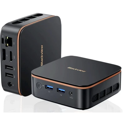 Afbeelding van Blackview Mini PC MP20 (2025) Intel N150 tot 3,6GHz 16GB DDR4 RAM, 512GB M.2 SSD, Gigabit Ethernet WiFi 6, Zwart