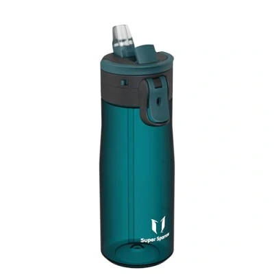 Afbeelding van Sparrow Sportdrinkfles, TouchFlow Tritan, waterfles, 750 ml, BPA vrij, drinkfles met rietje, geschikt voor kinderen, volwassenen, sport, school, buiten