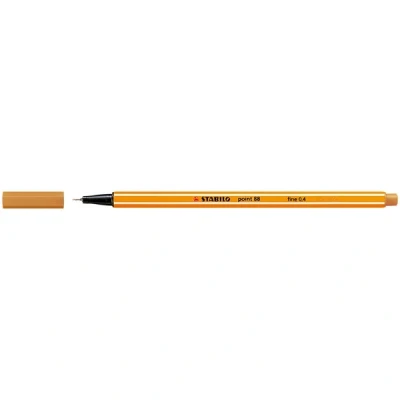 Image de STABILO Stylo feutre point 88, largeur du tracé: 0,4 mm, Ocre foncé