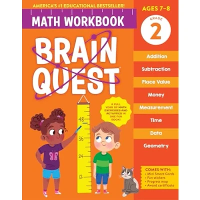Afbeelding van Brain Quest Math Workbook: 2nd Grade