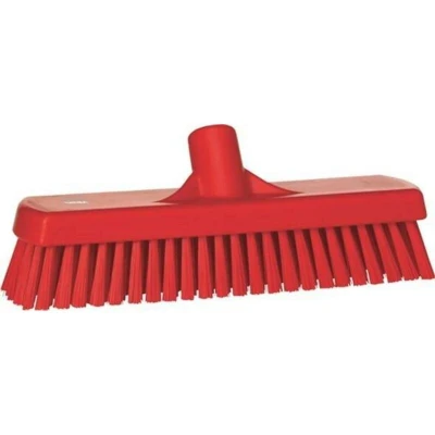 Image de VIKAN 70604 Brosse à sol/mur, 305 mm, polyester, dure, rouge 7060/4