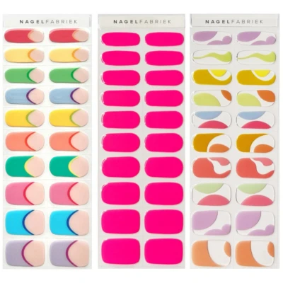 Afbeelding van Gellak Stickers Rainbow Collection