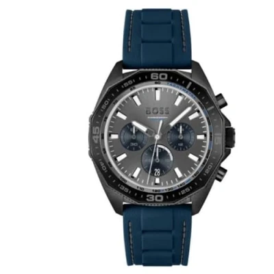 Afbeelding van BOSS Energy Chronograaf, Heren, Maat: One Size, Blue