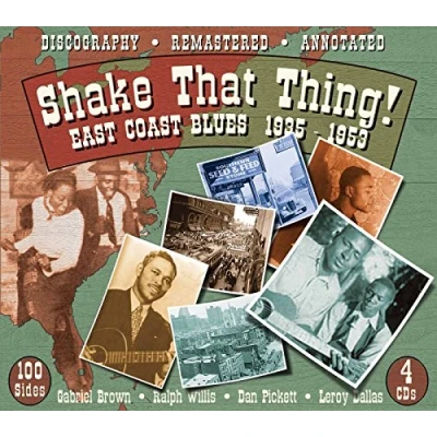 Afbeelding van Various Artists Shake That Thing. East Coast Blues (4 CD)