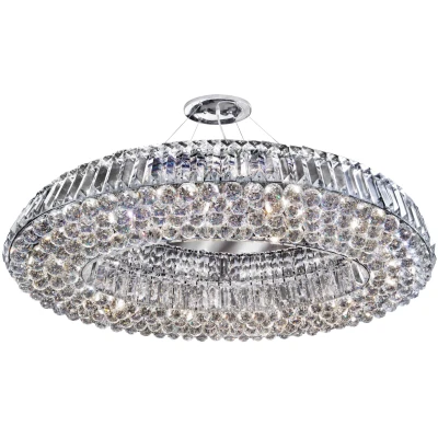 Afbeelding van Searchlight Vesuvius Hanglamp 83 X 52 120 Cm Chroom