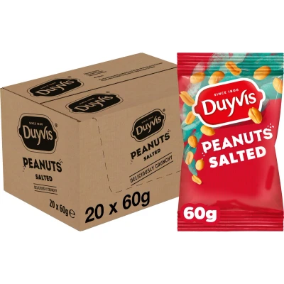 Afbeelding van Duyvis Pinda&#039;s Gezouten 20x60g