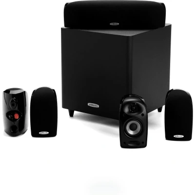 Afbeelding van Polk Audio TL1600 5.1 speakerset met actieve subwoofer Zwart