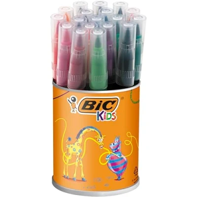 Image de Feutre Bic Visaquarelle Pot scolaire de 18 Feutres corps large
