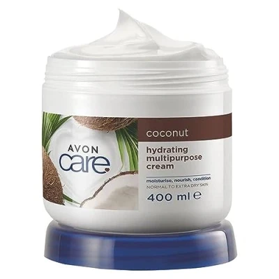 Afbeelding van Avon Hydraterende herstellende verzorging met kokosolie multifunctionele crème voor gezicht, handen en lichaam, 400 ml