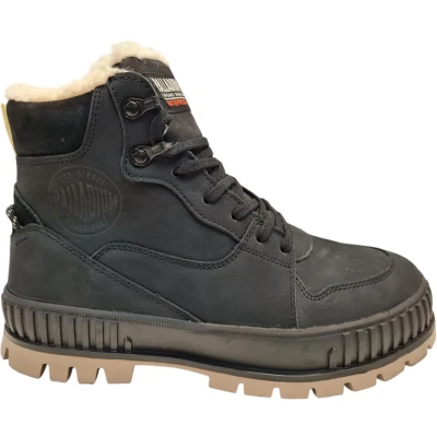 Afbeelding van Palladium Pallashock Unisex Veterboots, Maat: 41, Black Nubukleer