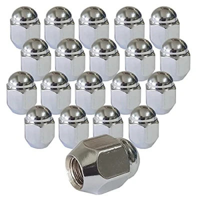 Afbeelding van 20 stuks wielmoeren M12 x 1,5 60 conisch gesloten SW 21 mm compatibel met Hyundai, KIA, Mazda