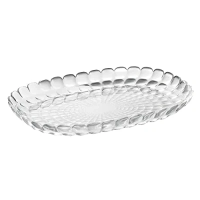 Afbeelding van Guzzini Tiffany, groot dienblad L transparant, 45 x 31 4,5 cm 27960000