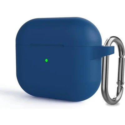 Afbeelding van AirPods 3 hoesje TPU Slim fit series Donkerblauw Optimale bescherming voor jouw