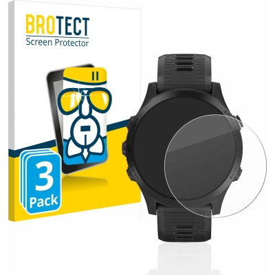Afbeelding van BROTECT Screenprotector voor Garmin Forerunner 945 Folie Beschermfolie Beschermglas transparant (3 Stuks)