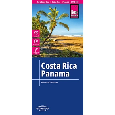 Afbeelding van Reise Know How Landkarte Costa Rica, Panama 1 : 550.000