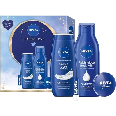 Afbeelding van Nivea 2023 Classic LOVE GIFT SET Huidverzorgingsset, Maat: One Size,