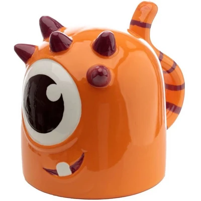 Afbeelding van Oranje Monster Ondersteboven Mok 500ml