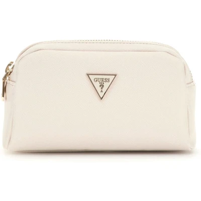 Afbeelding van Guess Double ZIP Toilettas, Dames, Maat: One Size, Cream