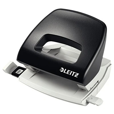 Afbeelding van Leitz Kleine Bureau Perforator 16 vel Zwart