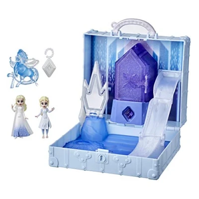 Afbeelding van Disney Frozen 2 Pop Up Ahtohallan Avontuurspel met handvat, Elsa poppen, speelgoed voor kinderen