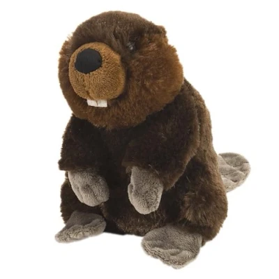 Afbeelding van Wild Republic Knuffel Bever Junior 20 Cm Pluche Bruin